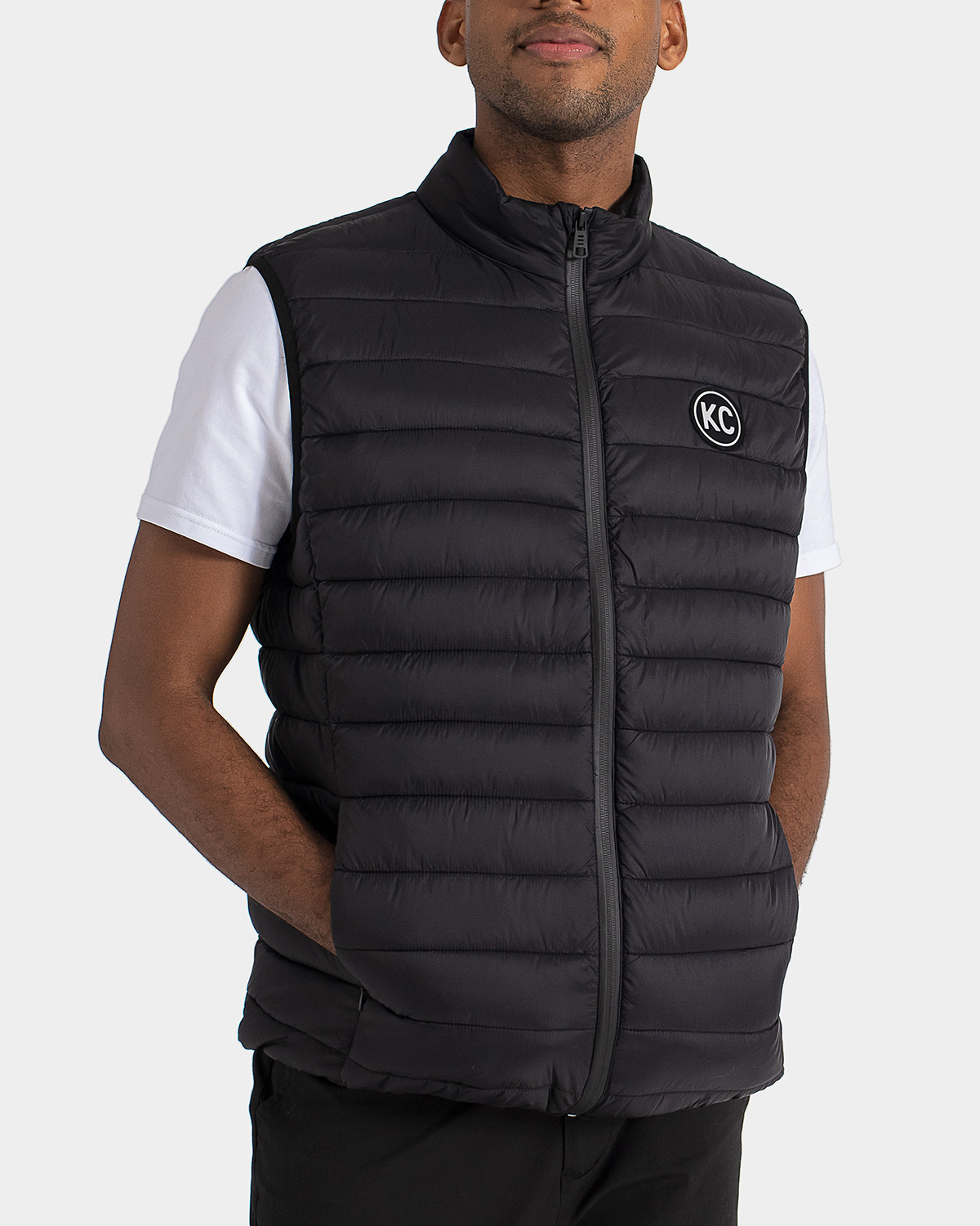 CHALECO CASUAL PARA HOMBRE BLACK #kcb2317vestebk