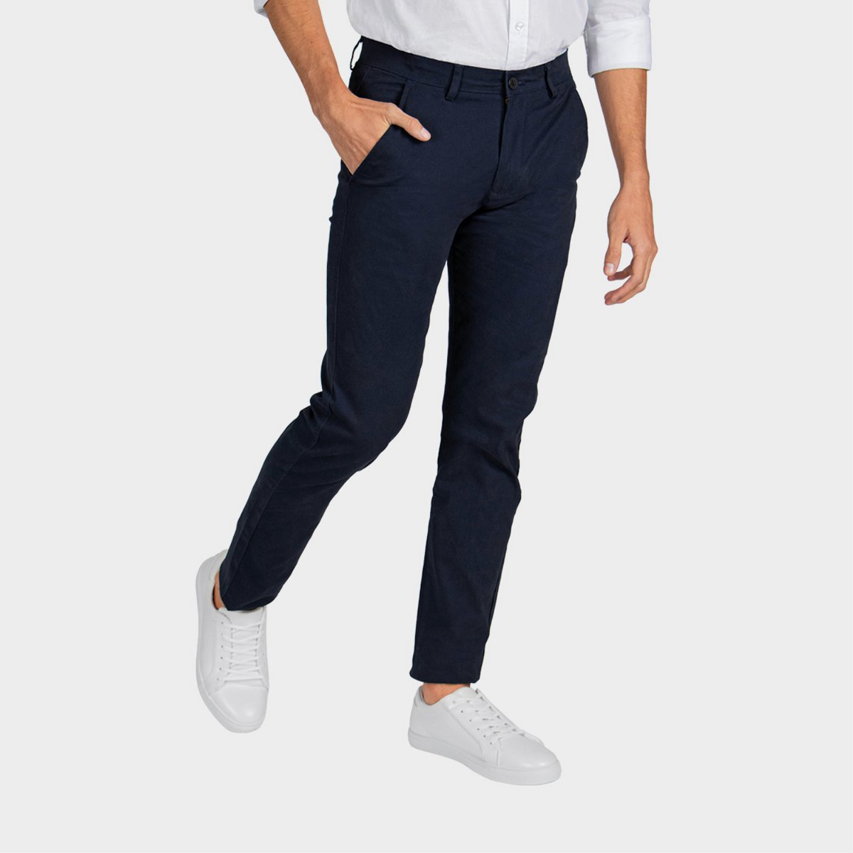 MENS SLIM FIT CHINO PANT BLACK 