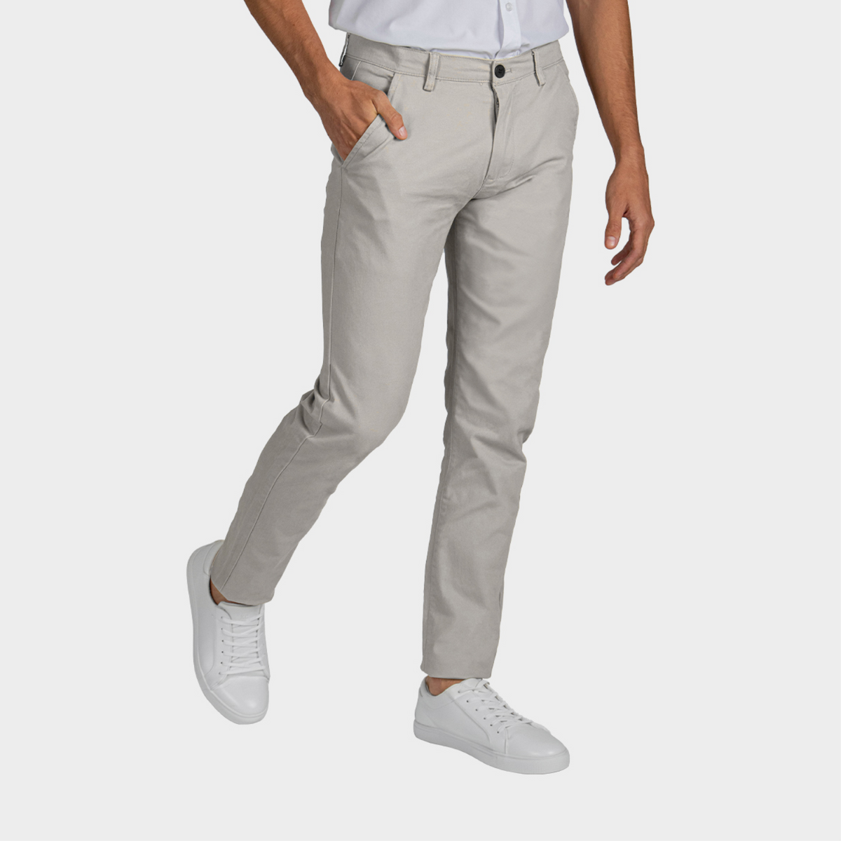 MENS SLIM FIT CHINO PANT BLACK 
