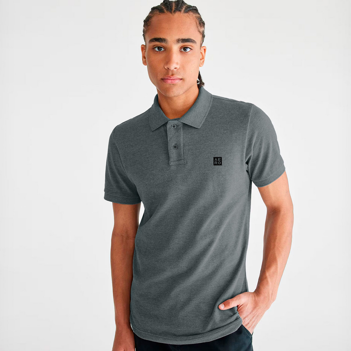 GUYS SS SOLID POLO 