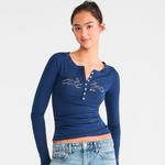 AERO GIRLS LS KNITS 