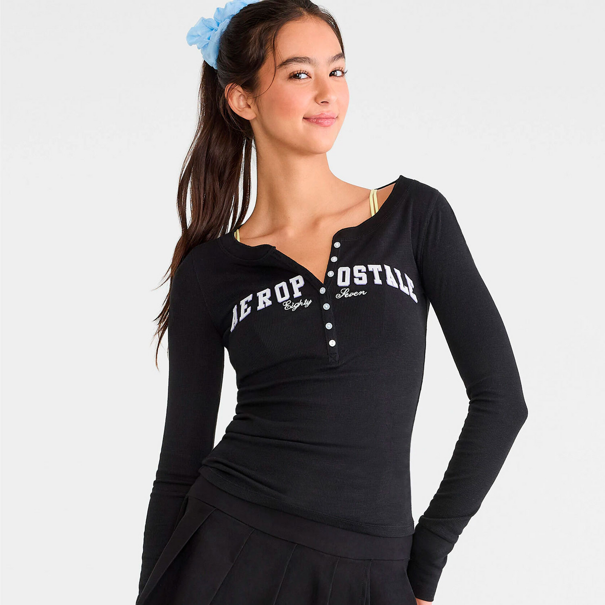 AERO GIRLS LS KNITS 