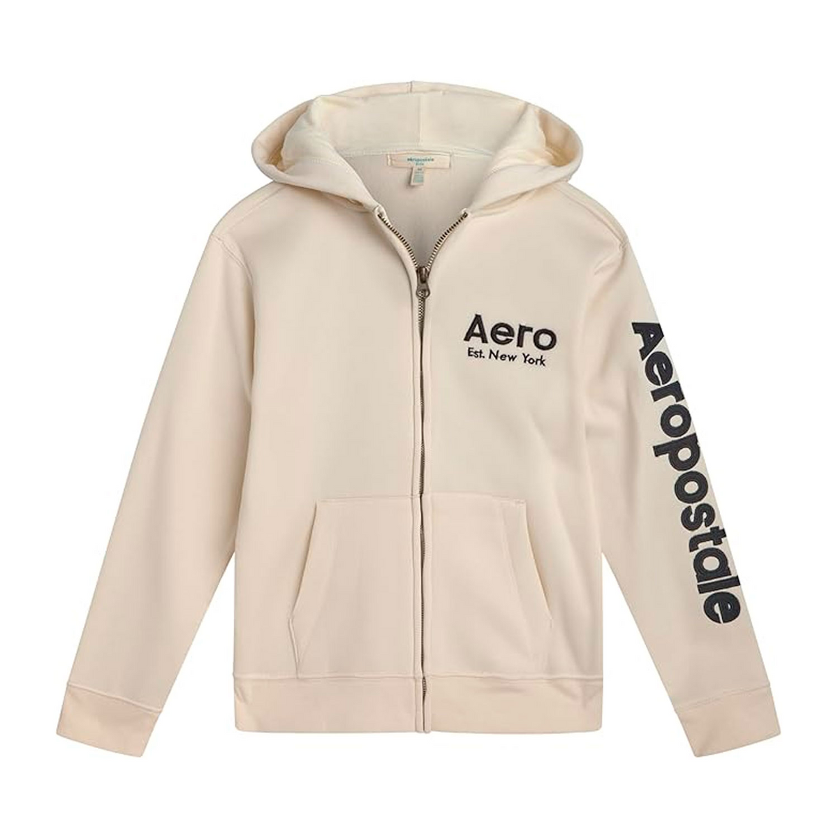 KNIT FLEECE ZIP HOODIE 