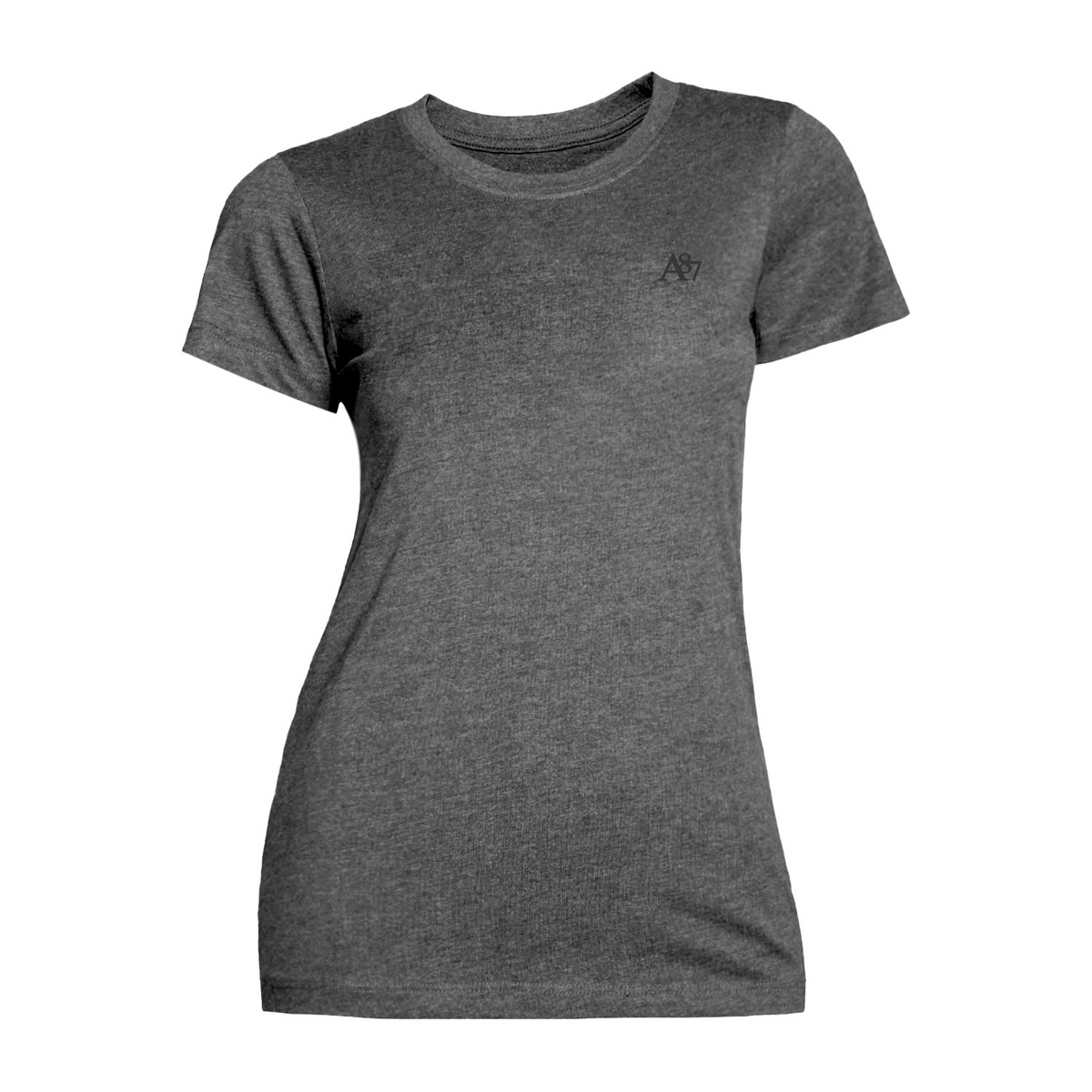 WOMEN'S SOLID CREW NECK BASIC T-SHIRT 