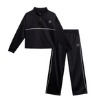 SPANDEX KNITTED PULLOVER TOPS WITH PANT 