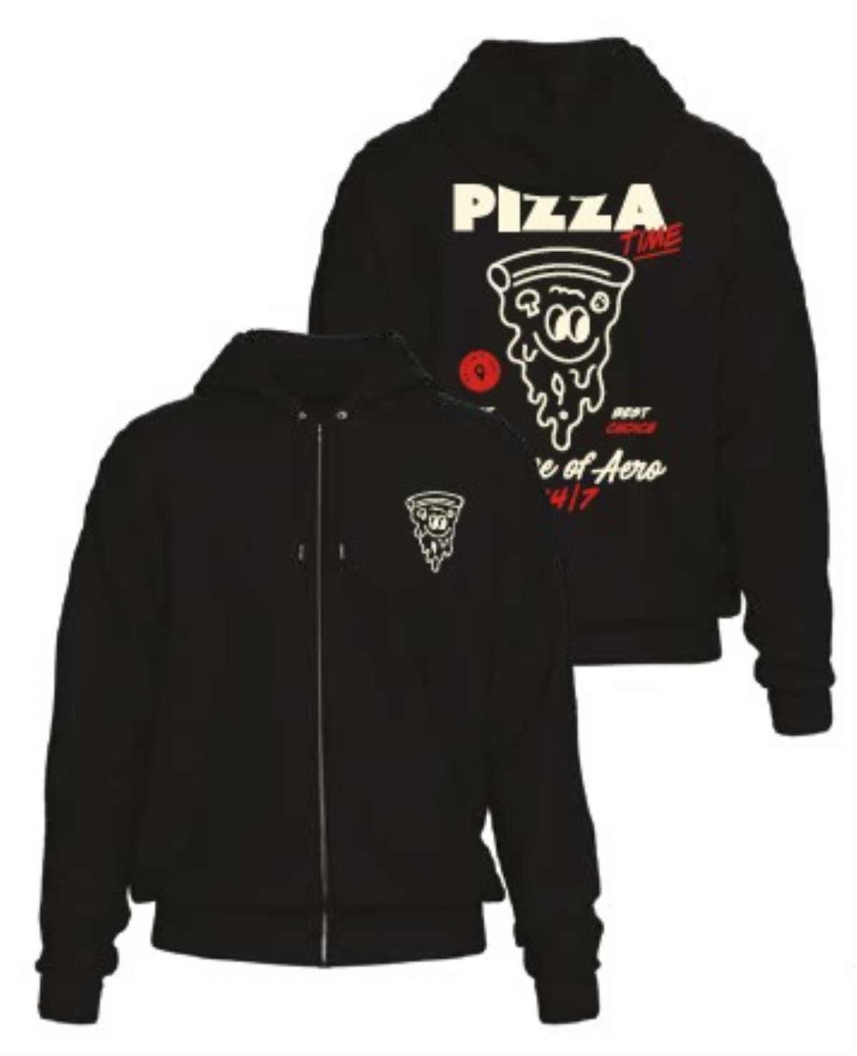 SLICE OF AERO PUFF PRINT HOODIE 